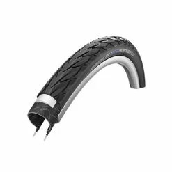 Schwalbe Pneu Delta Cruiser Plus - 28x1.50 Inch - SBC - Bandes Réfléchissantes - Noir