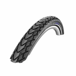 Schwalbe Pneu Marathon Mondial - 26x2.00 Inch - RaceGuard - Bandes Réfléchissantes - Noir