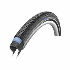 Schwalbe Pneu Marathon Plus - 20x1,35 Pouces - SmartGuard - Bandes Réfléchissantes - Noir