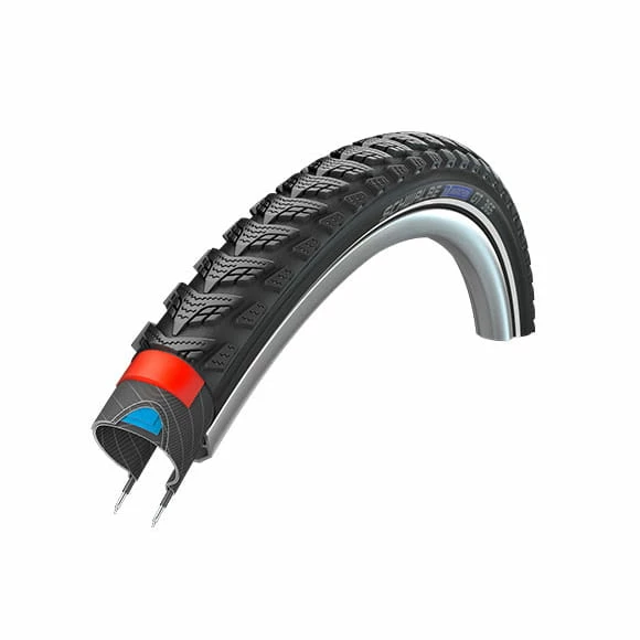 Schwalbe Pneu Marathon GT 365 - 26x2.00 Inch - Four Season - Bandes Réfléchissantes - Noir 2 Schwalbe Pneu Marathon GT 365 - 26x2.00 Inch - Four Season - Bandes Réfléchissantes - Noir – Image 2