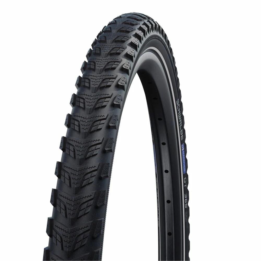 Schwalbe Pneu Marathon GT 365 - 26x2.00 Inch - Four Season - Bandes Réfléchissantes - Noir 1 Schwalbe Pneu Marathon GT 365 - 26x2.00 Inch - Four Season - Bandes Réfléchissantes - Noir