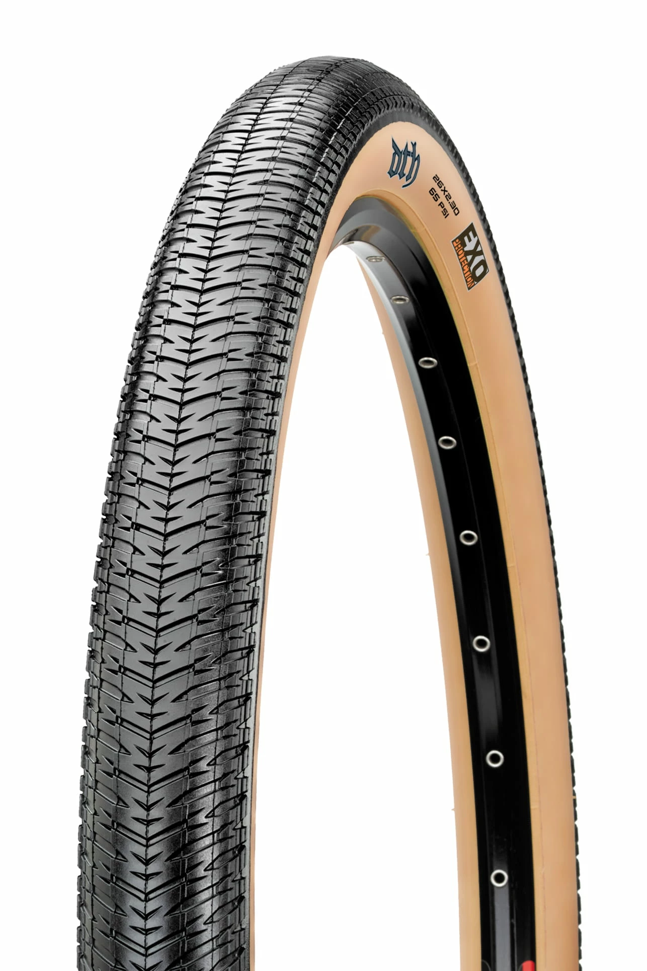 MAXXIS Pneu Pliable DTH - 26x2.15 Pouces - Tanwall - MaxxPro EXO 1 MAXXIS Pneu Pliable DTH - 26x2.15 Pouces - Tanwall - MaxxPro EXO