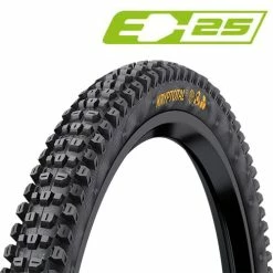 Continental Kryptotal-F Downhill TL-Ready E-25 Falt Supersoft Noir / Noir Skin - 60-622