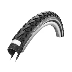 Schwalbe Pneu Land Cruiser Plus - 28x1,60 Pouces - PunctureGuard - Bandes Réfléchissantes - Noir