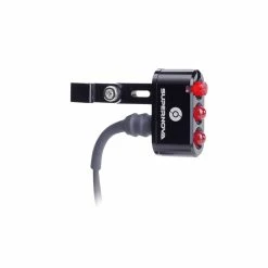 Supernova E3 Tail Light 2 Feu Arrière Pour Montage Sur Tige De Selle - 6V - Noir