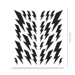 Reflective Berlin SHAPES Réfléchissantes - Rock Rain - Noir -Vélos Soldes Boutique RB SHAPES ROCKRAIN BLACK