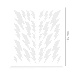 Reflective Berlin SHAPES Réfléchissantes - Rock Rain - Blanc -Vélos Soldes Boutique RB SHAPES ROCKRAIN WHITE