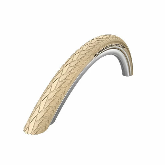 Schwalbe Pneu Road Cruiser - 26x1.75 Inch - K-Guard - SBC - Bandes Réfléchissantes - Beige 1 Schwalbe Pneu Road Cruiser - 26x1.75 Inch - K-Guard - SBC - Bandes Réfléchissantes - Beige