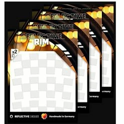 Reflective Berlin Lot De 4 Damiers De Jantes Réfléchissants - Blancs -Vélos Soldes Boutique Unbenannt 2PaZeDv6ydTKx3