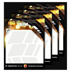 Reflective Berlin Lot De 4 Raccords De Jantes Réfléchissants - Blanc -Vélos Soldes Boutique Unbenannt 2bdKt6R8VDDSIe