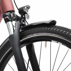 Winora Sinus N5 Cadre Bas - Maroonred Matt -Vélos Soldes Boutique Winora MY21 Detail Lights Sinus N5