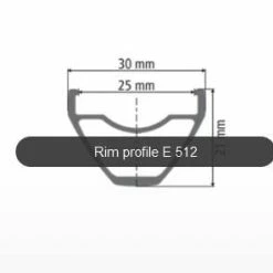 Dt-swiss Jante Enduro E 512 -Vélos Soldes Boutique e 512 enduro felge 137898