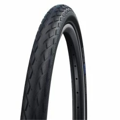 Schwalbe Pneu Marathon - 28x1.65 Inch - GreenGuard - Bandes Réfléchissantes - Noir