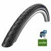 Schwalbe Pneu Marathon Racer - 28x1.50 Inch - RaceGuard - Bandes Réfléchissantes - Noir