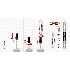 MaXalami PlugN'Blow DUO Outil De Réparation Pour Tubeless Avec Connecteur CO2 -Vélos Soldes Boutique maxalami plugnblow duo tubeless reparatur werkzeug mit co2 konnektor 11