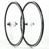 Point-Racing Paire De Roues Singlespeed Fixie 28 Pouces - Noir / Blanc