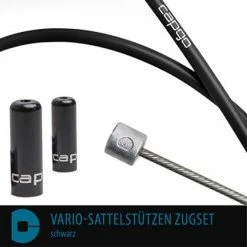 CAPGO Jeu De Tirants De Tige De Selle BL Vario - Noir