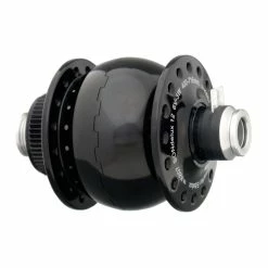 SONdelux Dynamo De Moyeu 12 Disques à Verrouillage Central - Anodisé Noir